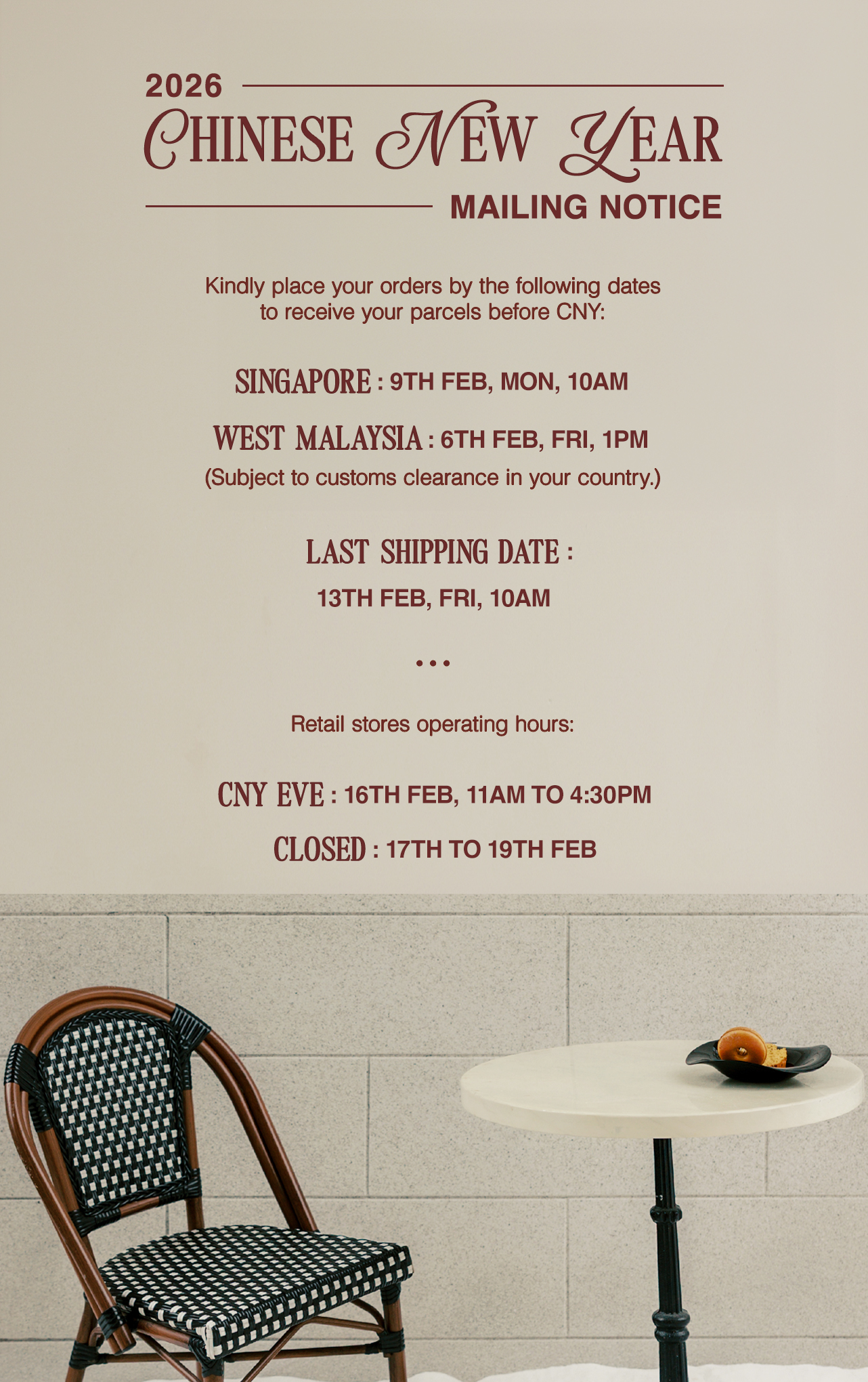 CNY'26 MAILING NOTICE