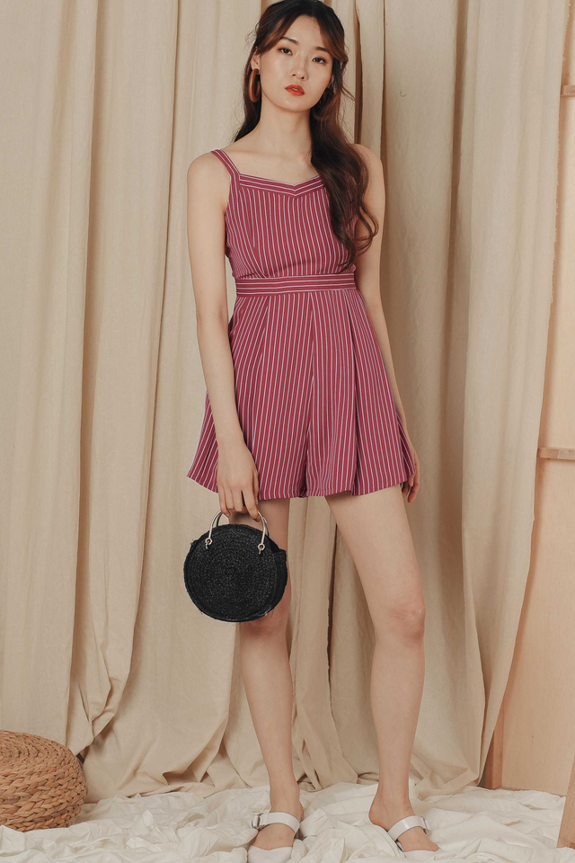 SHILOH PLAYSUIT IN ROSE