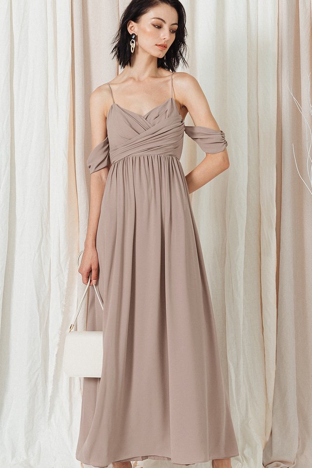 BALLY MAXI IN TAUPE