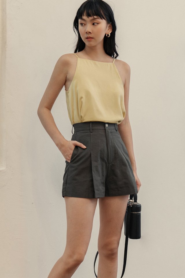 TIAGO SHORTS IN CHARCOAL