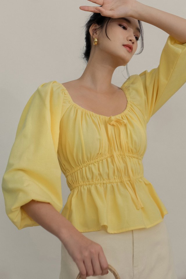 TINSLEY TOP IN YELLOW