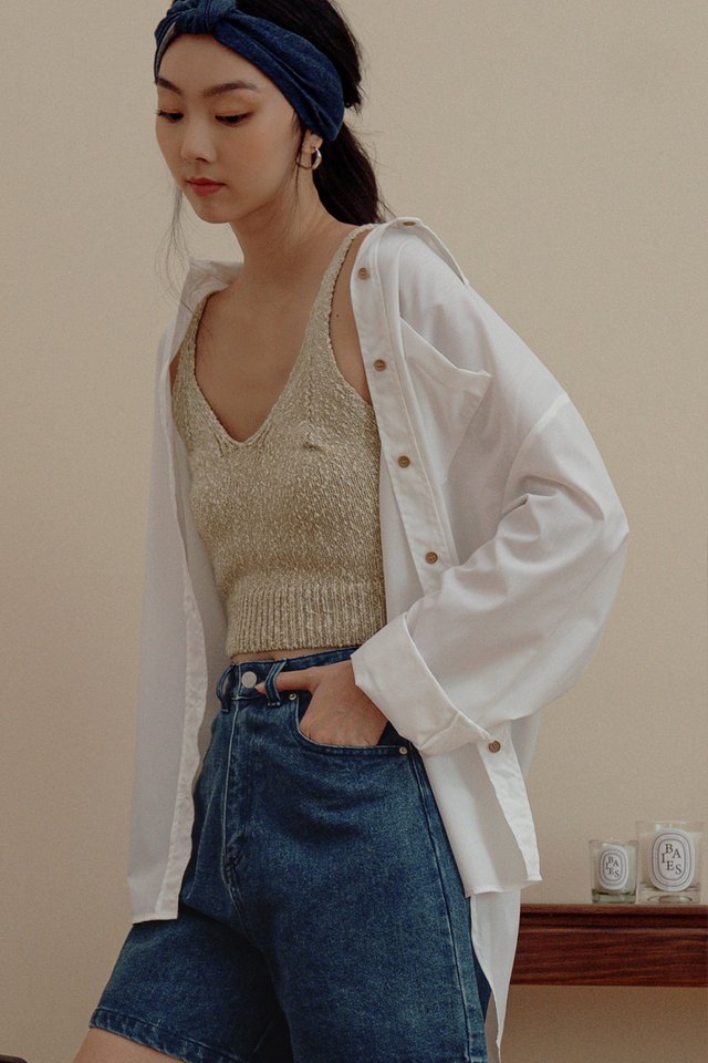 ELLEE SHIRT IN WHITE